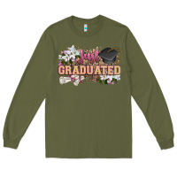 Army Green just graduated Long Sleeve Tee - Zillion Design Studio
