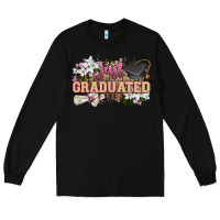 Black just graduated Long Sleeve Tee - Zillion Design Studio