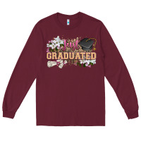 Burgundy just graduated Long Sleeve Tee - Zillion Design Studio