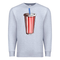 Heather Grey coke Premium Sweatshirt - AdoDesignShop