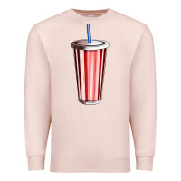 Pale Pink coke Premium Sweatshirt - AdoDesignShop