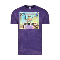 Cloud Purple artist life Vintage Tee - MaliasSmallBusiness