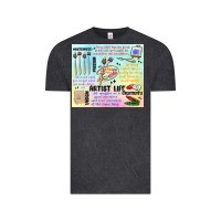 Vintage Black artist life Vintage Tee - MaliasSmallBusiness