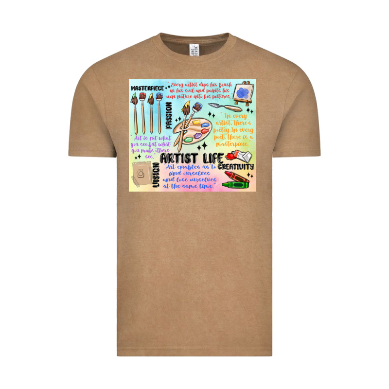 Artist Life Vintage Tee by MaliasSmallBusiness | Teevron