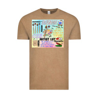 Vintage Coffee artist life Vintage Tee - MaliasSmallBusiness