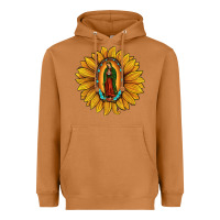 Meerkat our lady of guadalupe sunflower Heavyweight Hoodie - JahusDesignShop