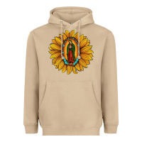 Mushroom our lady of guadalupe sunflower Heavyweight Hoodie - JahusDesignShop