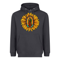 Smoke our lady of guadalupe sunflower Heavyweight Hoodie - JahusDesignShop