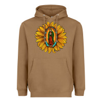 Toasted Coconut our lady of guadalupe sunflower Heavyweight Hoodie - JahusDesignShop