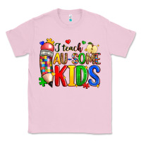 Bubblegum Pink i teach au some kids Classic Tee - Zillion Design Studio