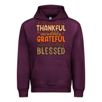 Mauve Wine so very thankful incredibly grateful unbelievably Urban Hoodie - MaliasSmallBusiness