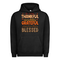 Pigment Black so very thankful incredibly grateful unbelievably Urban Hoodie - MaliasSmallBusiness