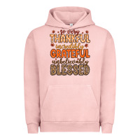 Pigment Salmon so very thankful incredibly grateful unbelievably Urban Hoodie - MaliasSmallBusiness