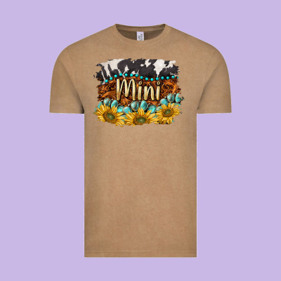 Western Mini Vintage Tee Designed By Barkaloodesign