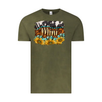 Vintage Olive western mini Vintage Tee - BarkalooDesign