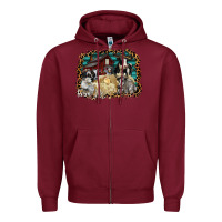 Burgundy farm life 2 Zipper Hoodie - SublimationCraftShop