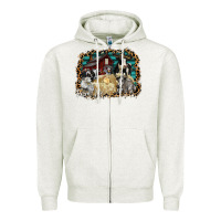 Oatmeal Heather farm life 2 Zipper Hoodie - SublimationCraftShop