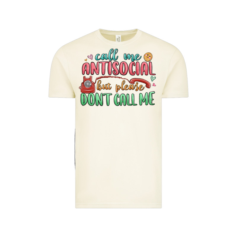 Call Me Antisocial But Please Dont Call Me Vintage Tee by MaliasSmallBusiness | Teevron