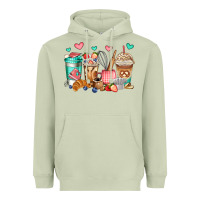Matcha baking coffee cups Heavyweight Hoodie - Jasminsmagicworld