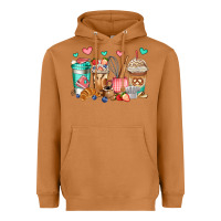 Meerkat baking coffee cups Heavyweight Hoodie - Jasminsmagicworld