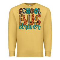 Antique Gold school bus driver Premium Sweatshirt - Artiststas