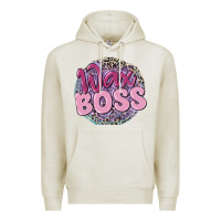 Oatmeal Heather wax boss Premium Hoodie - MaliasSmallBusiness