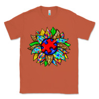Copper autism sunflower Classic Tee - Zillion Design Studio