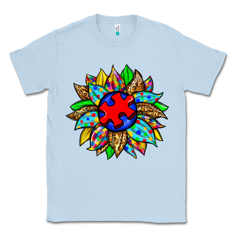 Autism Sunflower Classic Tee by Zillion Design Studio | Teevron