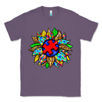 Lavender autism sunflower Classic Tee - Zillion Design Studio