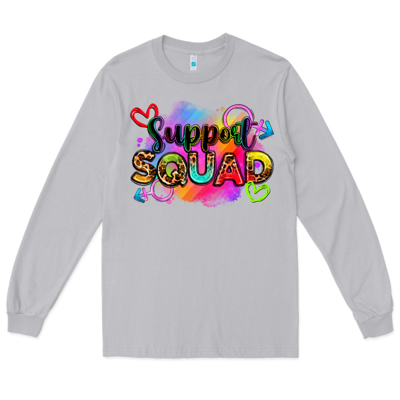 Support Squad Long Sleeve Tee by Zillion Design Studio | Teevron