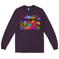 Plum support squad Long Sleeve Tee - Zillion Design Studio