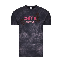 Cloud Black cheer mama Vintage Tee - MaliasSmallBusiness