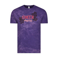 Cloud Purple cheer mama Vintage Tee - MaliasSmallBusiness