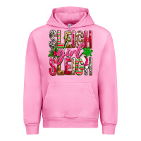 Fuchsia Pink Sleigh girl sleigh Urban Hoodie - NancyCooperArtShop