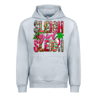 Heather Grey Sleigh girl sleigh Urban Hoodie - NancyCooperArtShop