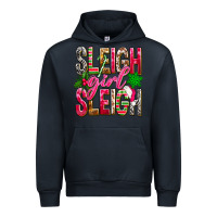 Navy Sleigh girl sleigh Urban Hoodie - NancyCooperArtShop