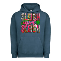 Pigment Midnight Navy Sleigh girl sleigh Urban Hoodie - NancyCooperArtShop
