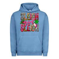 Pigment Pebble Blue Sleigh girl sleigh Urban Hoodie - NancyCooperArtShop