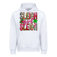 White Sleigh girl sleigh Urban Hoodie - NancyCooperArtShop