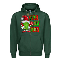 Sports Green ho ho no christmas gnomes Zipper Hoodie - FaDigitalArtStudio