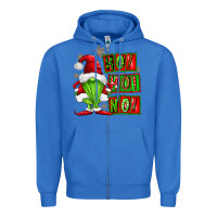 True Royal ho ho no christmas gnomes Zipper Hoodie - FaDigitalArtStudio
