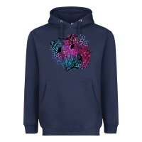 Navy halloween patch  1 Heavyweight Hoodie - BundleAndBundleShop