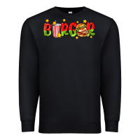 Black burger with coke and stars Premium Sweatshirt - AdoDesignShop