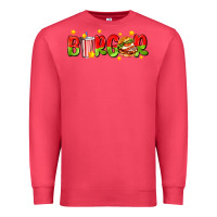 Cardinal burger with coke and stars Premium Sweatshirt - AdoDesignShop