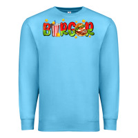 Ocean Blue burger with coke and stars Premium Sweatshirt - AdoDesignShop