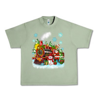 Oil Green christmas polar express santa Urban Heavy Tee - Zillion Design Studio