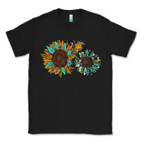 Black western sunflowers Classic Tee - RanaPortraitStore