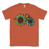 Copper western sunflowers Classic Tee - RanaPortraitStore