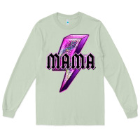 Matcha mama neon leopard lightning bolt Long Sleeve Tee - texasbilliewilder