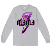Moon Dust mama neon leopard lightning bolt Long Sleeve Tee - texasbilliewilder